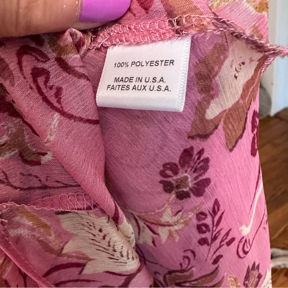 Misa Los Angeles Vola Dress in Cristobal Mirror Flora One Shoulder Ruffle Medium - Picture 7 of 9